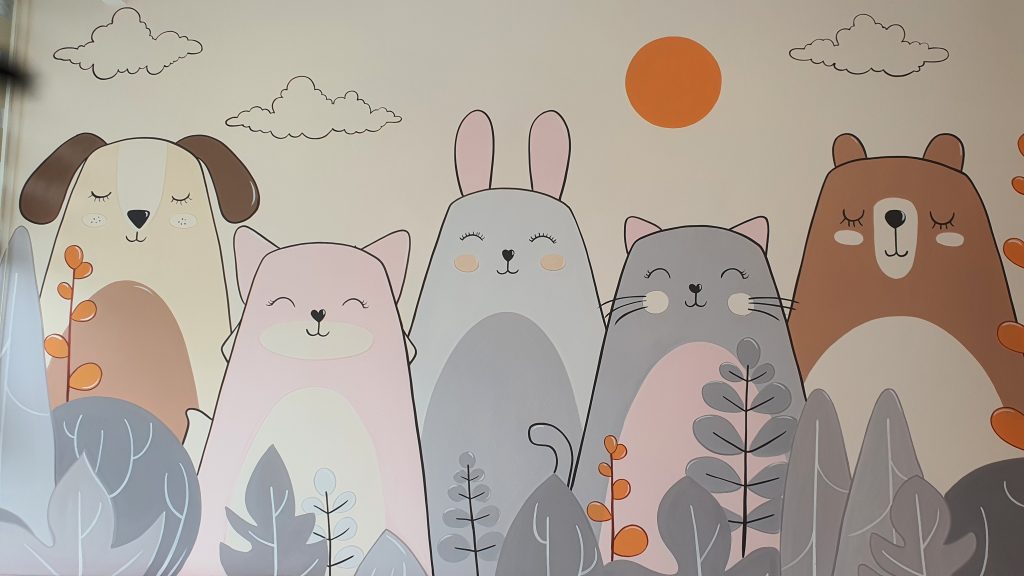 🎨 Tranh tường phòng bé – Thế giới tuổi thơ sống động ngay trong ngôi nhà bạn